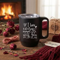 Sevgililer Gününe Özel - Love Every Moment Kulplu Bardak