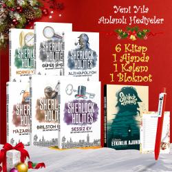 Sherlcok Holmes Seti - 6 Kitap 1 Ajanda 1 Defter 1 Bloknot -1