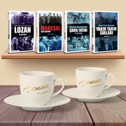 Silah Arkadaşları Hediye Seti - Yaldızlı İmza Fincan