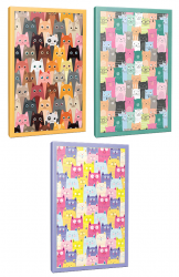 Sivri Kulaklar 3lü 64 Sayfa Çizgili Okul Defteri Seti -3