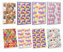 Sivri Kulaklar 4lü 64 Sayfa Çizgili Defter ve 4 Bloknot-13