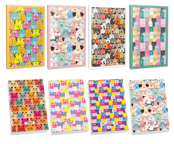 Sivri Kulaklar 4lü 64 Sayfa Çizgili Defter ve 4 Bloknot-15