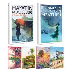 Stefan Zweig 2 Kitap Bir Arada ve 4 Defter -13