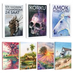 Stefan Zweig 3 Kitap Bir Arada ve 4 Defter -1