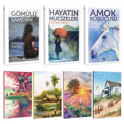 Stefan Zweig 3 Kitap Bir Arada ve 4 Defter -6