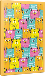 Tüylü Kulaklar 64 Sayfa Çizgili Okul Defteri