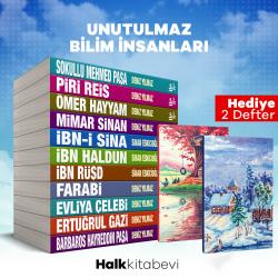 Unutulmaz Bilim İnsanları 11 Kitap ve İkili Manzara Defter