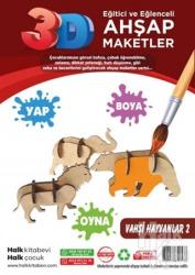 Vahşi Hayvanlar 2 Ahşap Maket HK1061