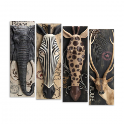 Wıldlıfe 4'lü Tablo HK0949