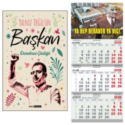 Yalnız Değilsin ve Başkan Gemici Duvar Takvimi-YHBYH