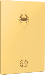 Yengeç - Astroloji Temalı 64 Sayfa Çizgisiz Defter