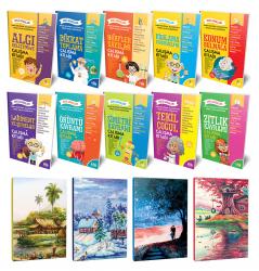 Zeka Soruları 10lu Kitap Seti ve 4 Defter -3