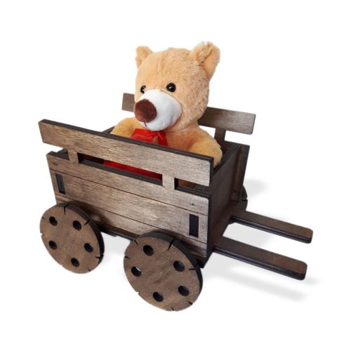 Ayıcıklı Ahşap Kağnı - Halkkitabevi