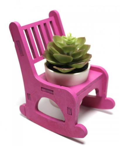 Lora Sallanan Sandalyeli Çiçeklik, Fuşya