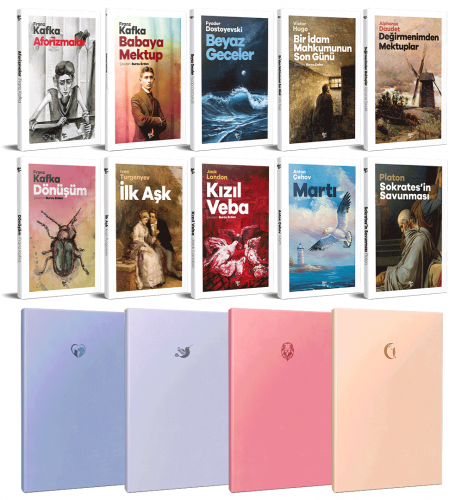 10 Dünya Klasiği 4 Defter Set 2 - Halkkitabevi