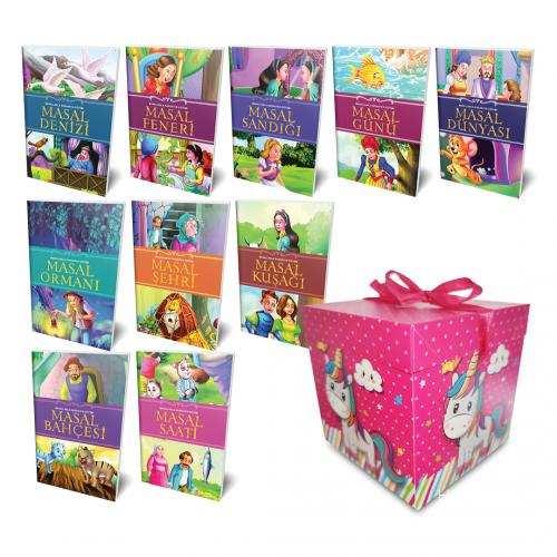10 Masal ve Pembe Hediye Kutusu