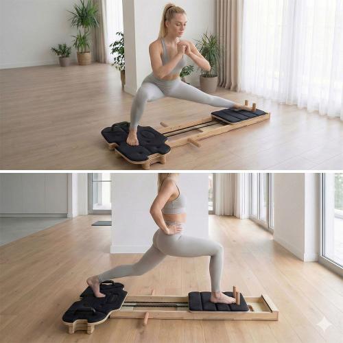 Yeni Nesil Katlanabilir Profesyonel Pilates Reformer Aleti – Az Yer Kaplayan, Kompakt Egzersiz Aleti