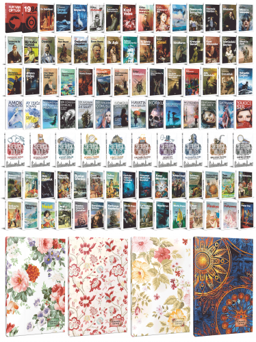 108 Dünya Klasiği ve Çiçekli Planlama Defteri Seti -1 - Halkkitabevi