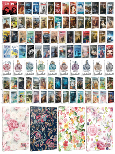 108 Dünya Klasiği ve Çiçekli Planlama Defteri Seti -2