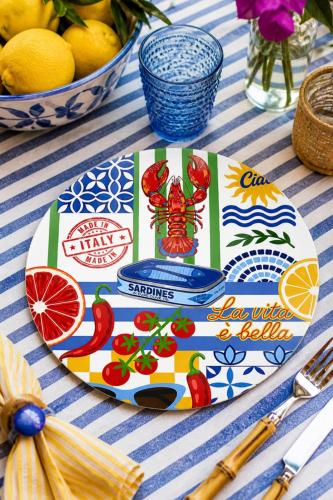 Sicilya Serisi Kolaj 4'lü Supla Set – Sicilya Temalı - 30 cm, 3 mm MD Sicilya Serisi Kolaj 4'lü Supla Set – Sicilya Temalı - 30 cm, 3 mm MD
