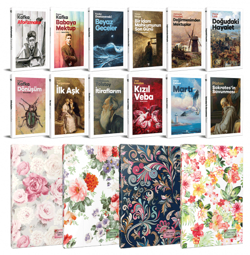 12 Klasik ve 4'lü 64 Sayfa Planlama Defteri Set 3 - Halkkitabevi