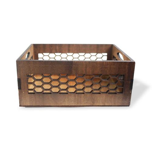 Arı Peteği Desenli 3 Boy Kasa Seti - Halkkitabevi