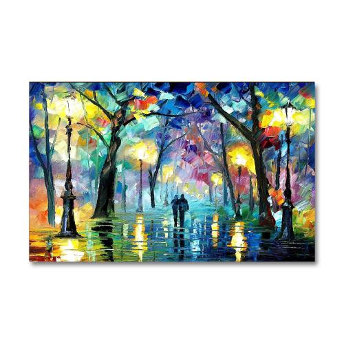 Vera Islak Yollar Baskılı Ahşap Tablo - Halkkitabevi