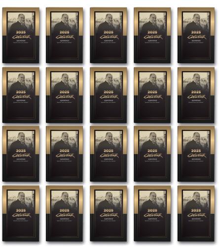 2025 Atatürk Ajandası 20'li Takım - Cumhuriyet