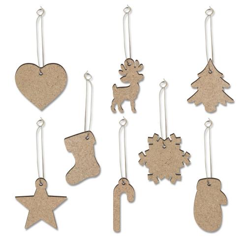 2D Boyanabilir Yılbaşı Süsleri - Halkkitabevi