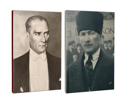 2li Atatürk- Çizgili Okul Defteri Seti 64 Sayfa 13,5x19,5cm -1  - Halk