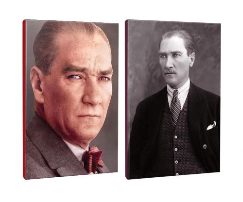 2li Atatürk- Çizgili Okul Defteri Seti 64 Sayfa 13,5x19,5cm -5  - Halk