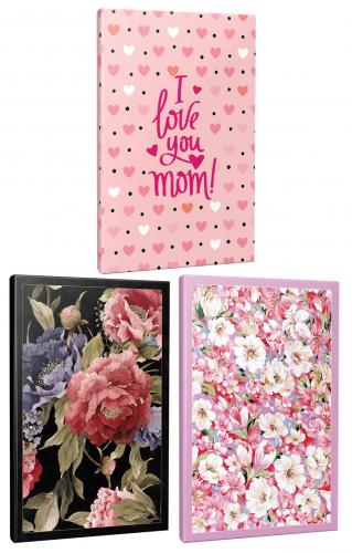 3'lü Okul Defteri Seti -Retro Pembe HayallerI-Love You Mom - Halkkita