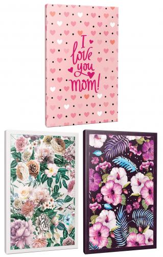 3'lü Okul Defteri Seti -Saklı Bahçe-Nostalji-I Love You Mom - Halkki