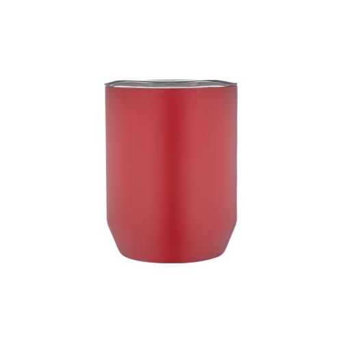 Paslanmaz Çelik Kupa Bardak - Kırmızı - 350 ml - Halkkitabevi