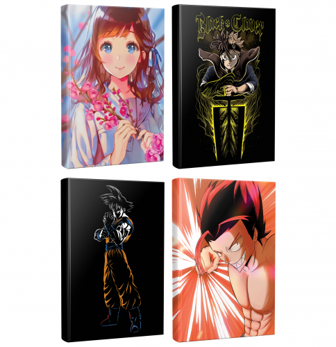 4 Defter Black Clover-Cherry Blossom-Punch-Goku