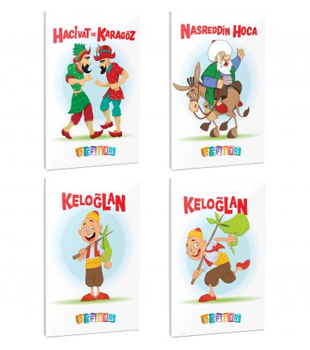 4'lü 64 Sayfa 13,5x19,5 Okul Defteri Seti 12 - Halkkitabevi