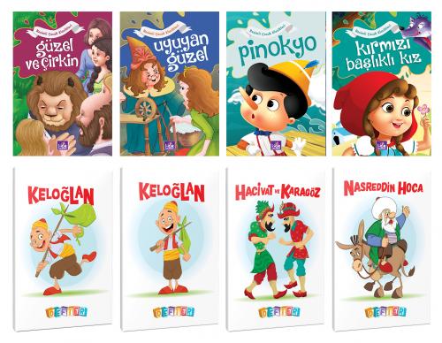 4 Renkli Dünya Masalı ve 4 Masal Karakteri Temalı 64 Sayfa 13,5x19,5 O