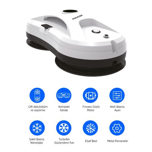 Cam Temizleme Robotu – Akıllı, Vakumlu ve Uzaktan Kumandalı Pencere Si Cam Temizleme Robotu – Akıllı, Vakumlu ve Uzaktan Kumandalı Pencere Si