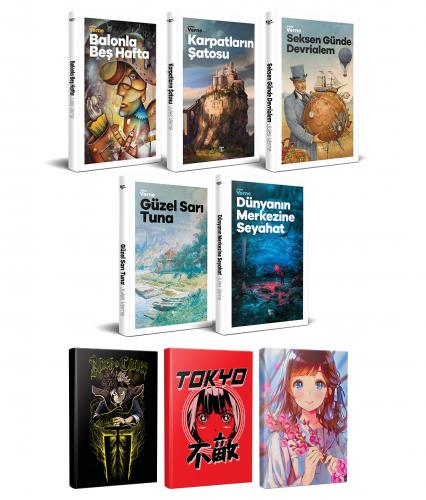 5 Jules Verne ve 3 Defter