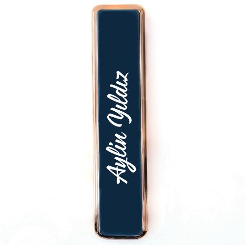 Kişiye Özel Sürgülü Şarjlı USB Çakmak - Halkkitabevi