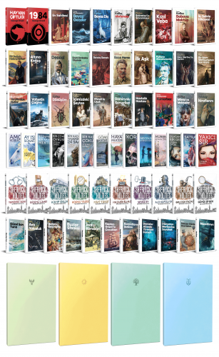 65 Dünya Klasiği ve Pastel Çizgisiz Defter Seti -2 - Halkkitabevi