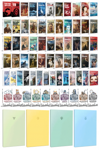 78 Dünya Klasiği ve Pastel Çizgisiz Defter Seti -2 - Halkkitabevi