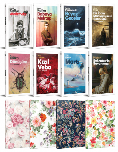 8 Klasik ve 4'lü 64 Sayfa Planlama Defteri Set 3 - Halkkitabevi