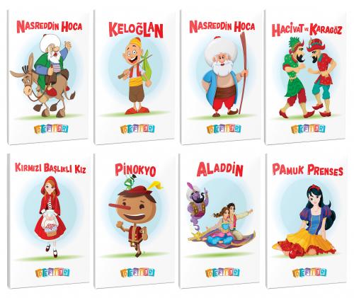 8'li 64 Sayfa 13,5x19,5 Okul Defteri Seti 4 - Halkkitabevi