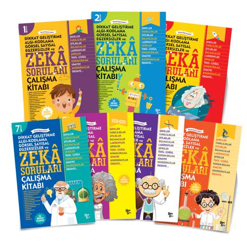 Zeka Soruları Seti 7 Kitap - Halkkitabevi