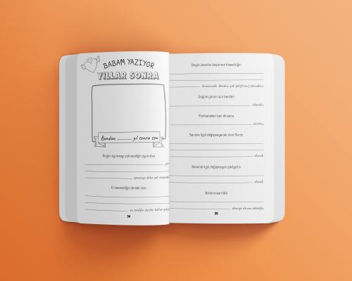 İyi Ki Varsın Baba Ayraç Kartpostal - Halkkitabevi