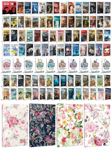 98 Dünya Klasiği ve Çiçekli Planlama Defteri Seti -2