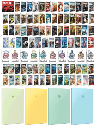99 Dünya Klasiği ve Pastel Çizgisiz Defter Seti -2 - Halkkitabevi