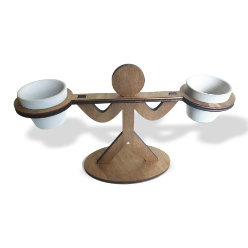 Adam Desenli Beton Saksı Standı - Halkkitabevi