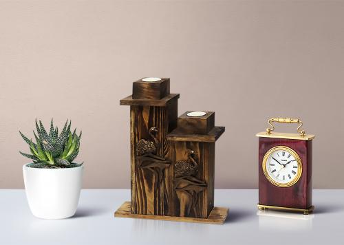 Leylek İkili T-Light Mumluk